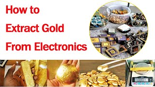 E waste Gold Recovery Plant：How to Extract Gold From Electronics [upl. by Peggie190]