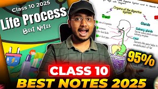 Life process Full Chapter Handwritten notes  Shobhit nirwan notes CBSE class 10th Boards 2025 [upl. by Ayote]