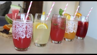 HOW TO MAKE NONALCOHOLIC COCKTAILS  MOCKTAILS  Bilqeesah Sadeeq [upl. by Jenesia]