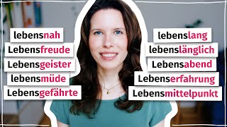 Lebenslang oder lebenslänglich Wortschatz für Fortgeschrittene Deutsch B2 C1 [upl. by Masha]