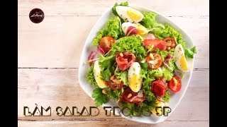 Làm Salad trong 5 phút cực dễ  Easy 5 minutes Salad  Mias Diary [upl. by Aseret91]