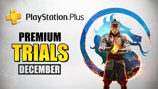 PS Plus Premium December 2023  8 New Game Trials PS PREMIUM [upl. by Ayojal131]