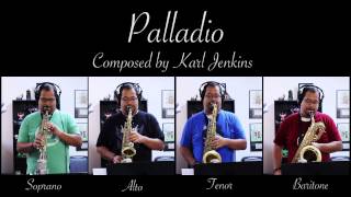 Palladio By Karl Jenkins  Soprano Alto Tenor and Baritone Saxophone Quartet [upl. by Akilegna]