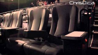 Cineplexs New VIP Cinema  October 30 2012  Winnipeg Manitoba [upl. by Hsot]