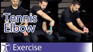 Lateral Epicondylalgia Exercises  Tennis Elbow Rehab [upl. by Clywd]