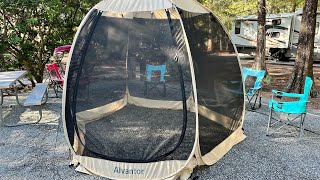 Alvantor 10x10 Pop Up Tent  Setup and Walk Around  Quick Review [upl. by Akihsar]