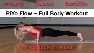 25 Minute PiYo Flow Workout  No Equipment Needed [upl. by Eliezer150]