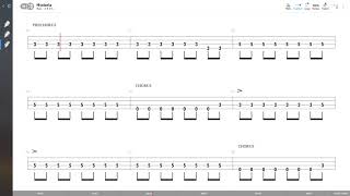 Def Leppard  Hysteria BASS TAB PLAY ALONG [upl. by Akinna]