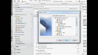 Export Contacts From Outlook 2010 [upl. by Sherrod204]