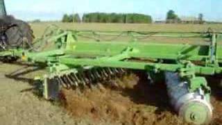 Heavy disc harrow lėkštinės akėčios [upl. by Ainez]