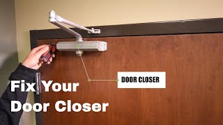 Why is my door slamming Adjust your door closer [upl. by Tolman653]