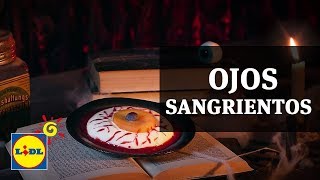 Ojos Sangrientos 👁💉  Recetas de Halloween  Lidl España [upl. by Ayatahs]