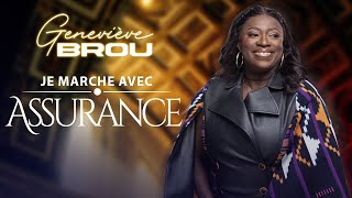 GENEVIÈVE BROU  JE MARCHE AVEC ASSURANCE CLIP OFFICIEL [upl. by Kip]