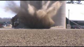 Epic Explosive Silo Demolition [upl. by Zevahc239]