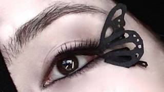 DIY Paper Butterfly False Lashes [upl. by Erdnael]