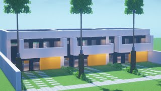 Minecraft  COMO HACER unos APARTAMENTOS MODERNOS [upl. by Amberly590]