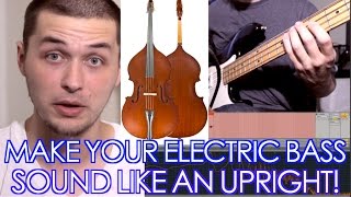 5 Ways to Make Your Electric Bass Sound Like an Upright   ANs Bass Lessons 2 [upl. by Halilahk12]