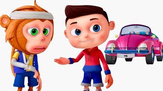 Sadak Bani Hai Lambi  सड़क बनी है लंबी  Hindi Rhymes For Children  Videogyan Hindi Rhymes [upl. by Ogeid195]