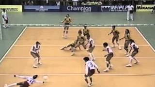 Vôlei Feminino  Sul  Americano 1991  Final  Brasil vs Peru [upl. by Anaimad]