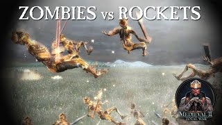 5000 zombies vs Chaos Dwarf Death Rocket  Call of Warhammer  Medieval 2 Total War Mod [upl. by Assirralc21]