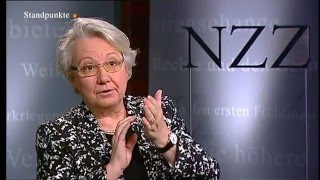 Annette Schavan  Wozu brauchen wir Bildung NZZ Standpunkte 2012 [upl. by Othelia]