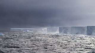 Massive iceberg stuck spinning in ocean vortex off Antarctica [upl. by Rhyne]