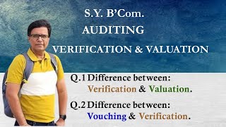 Difference between Verification and Valuation  Difference between Vouching and Verification Audit [upl. by Attesoj695]