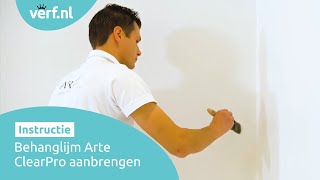 Arte Clearpro behanglijm aanbrengen  Behang instructies  Verfnl [upl. by Chelsea]