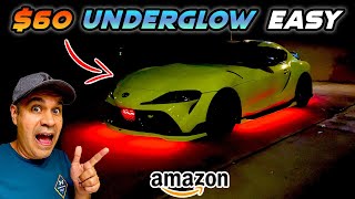 HOW TO INSTALL Underglow Lighting Kit  Nilight  4K [upl. by Whatley]