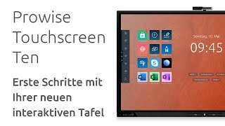 Prowise Touchscreen Ten  Erste Schritten mit Ihrer neuen interaktiven Tafel [upl. by Ohare37]