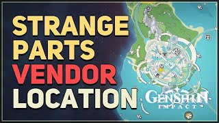 Strange Parts Vendor Location Genshin Impact [upl. by Iren]