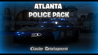 FiveM Atlanta Police Vehicle Pack  DebadgedGeneric Tebex [upl. by Lillian251]