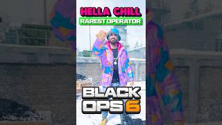 How to get the RARE quotHELLA CHILLquot Operator in BLACK OPS 6 [upl. by Adelaida392]