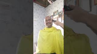 Clean cutand shaving mustache my husbandvery easy haircut [upl. by Irianat]