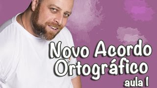 Novo Acordo Ortográfico  Parte 1 Prof Noslen [upl. by Nevaed]