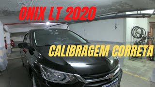 Onix LT Hatch 2020 Como calibrar os pneus corretamente Procedimento necessário [upl. by Redliw]