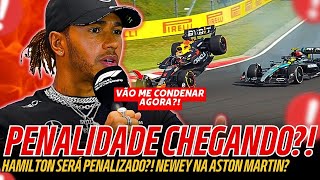 HAMILTON SERÁ PENALIZADO APÓS USAR TRUQUE CONTRA VERSTAPPEN  NEWEY RECEBE PROPOSTA GIGANTE  PEREZ [upl. by Shrier]