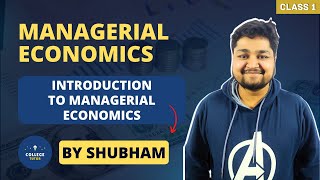 Introduction to Managerial Economics  Definition and Nature of Managerial Economics [upl. by Letnohc742]