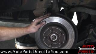 1997 Ford Explorer Part 2 Wheel Hub Bearing ABS Sensor Brake Pads Rotors [upl. by Nnyl]