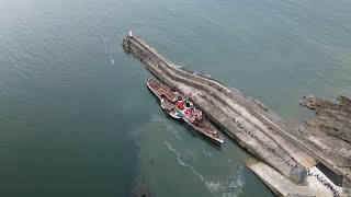 Waverley Paddle Steamer Came To Porthcawl 12624 4K [upl. by Eenerb]