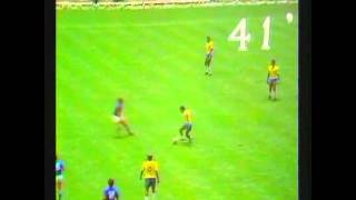 Gol de Carlos Alberto em 1970 com narração do rádio  Brasil 4  1 Itália [upl. by Darnoc751]