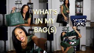 Whats in my bags  Telfar purse  Work bag [upl. by Ajiak978]