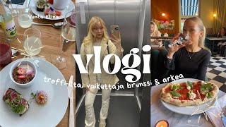 VLOGI  treffiilta vaikuttaja brunssi amp arkea [upl. by Naved]