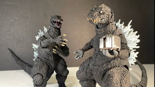 Godzillas lousy early Christmas gift funny stopmotion short [upl. by Haziza]