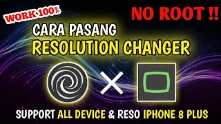 SOLUSI‼️CARA PASANG RESOLUTION CHANGER TANPA ROOT DENGAN APLIKASI BREVENT🔥SUPPORT ALL DEVICE [upl. by Gnot]