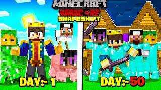 100 Days in SHAPESHIFTING Hardcore Minecraft 😰 [upl. by Etnomal]