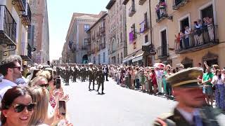 Desfile Militar Academia de Infantería Corpus Toledo 2024 [upl. by Htezzil]