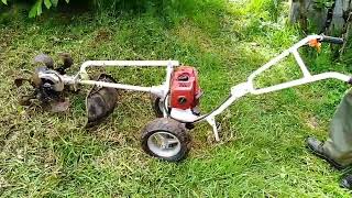 Push brush cutter and weeder agriculture [upl. by Adiari]