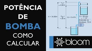 Como calcular a potência de uma bomba [upl. by Nyladnohr]