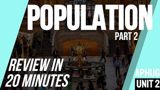 Population Part 2  AP Human Geography Unit 2 Review [upl. by Onairpic472]